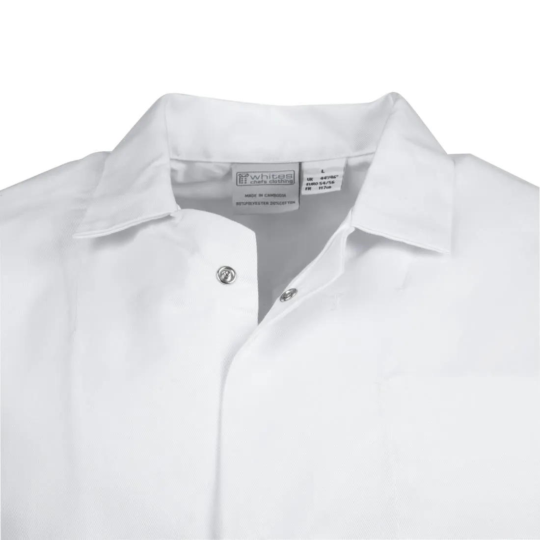 A360-XL Whites Men's Hygiene Coat XL