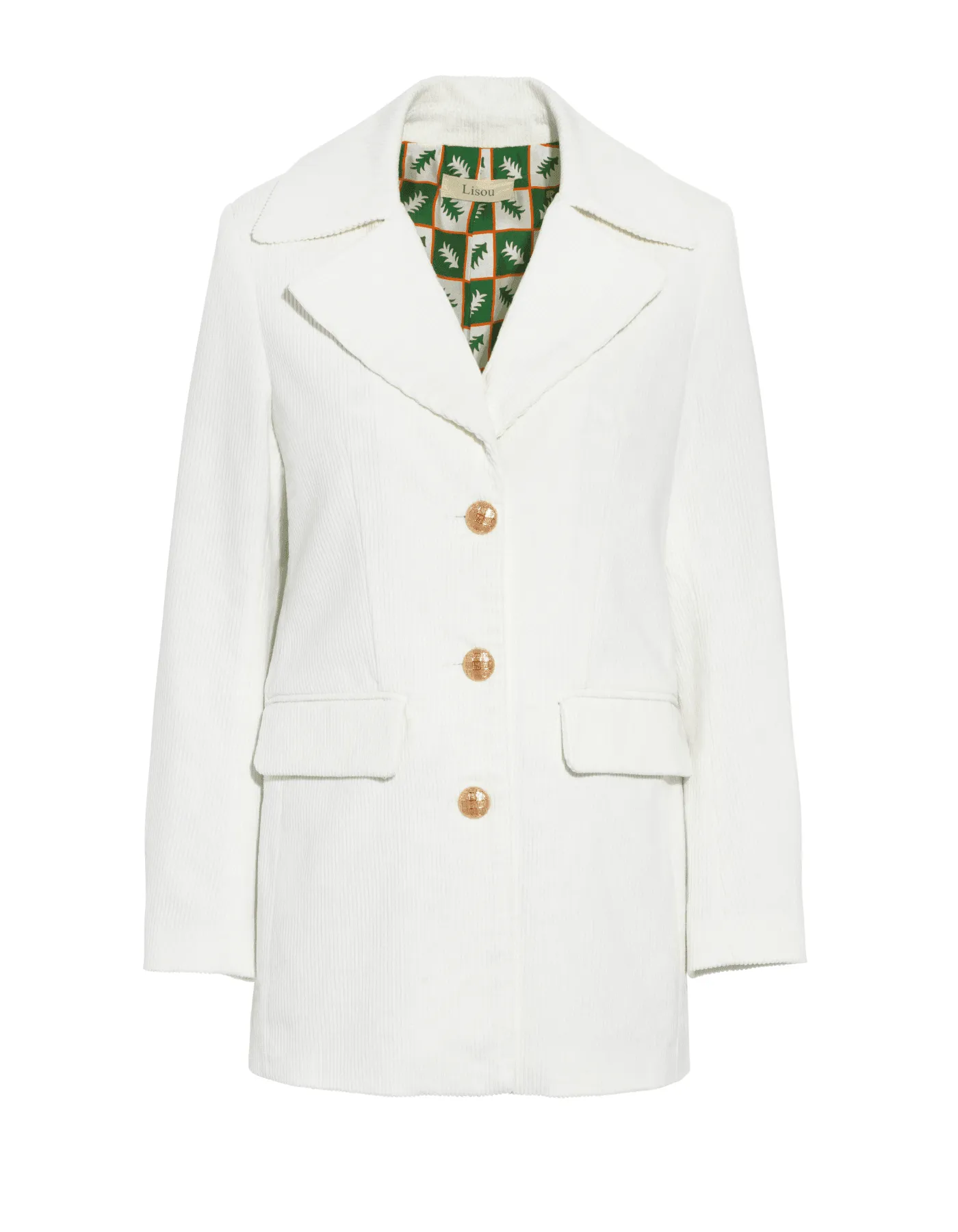 Bianca Ivory Tailored Corduroy Jacket