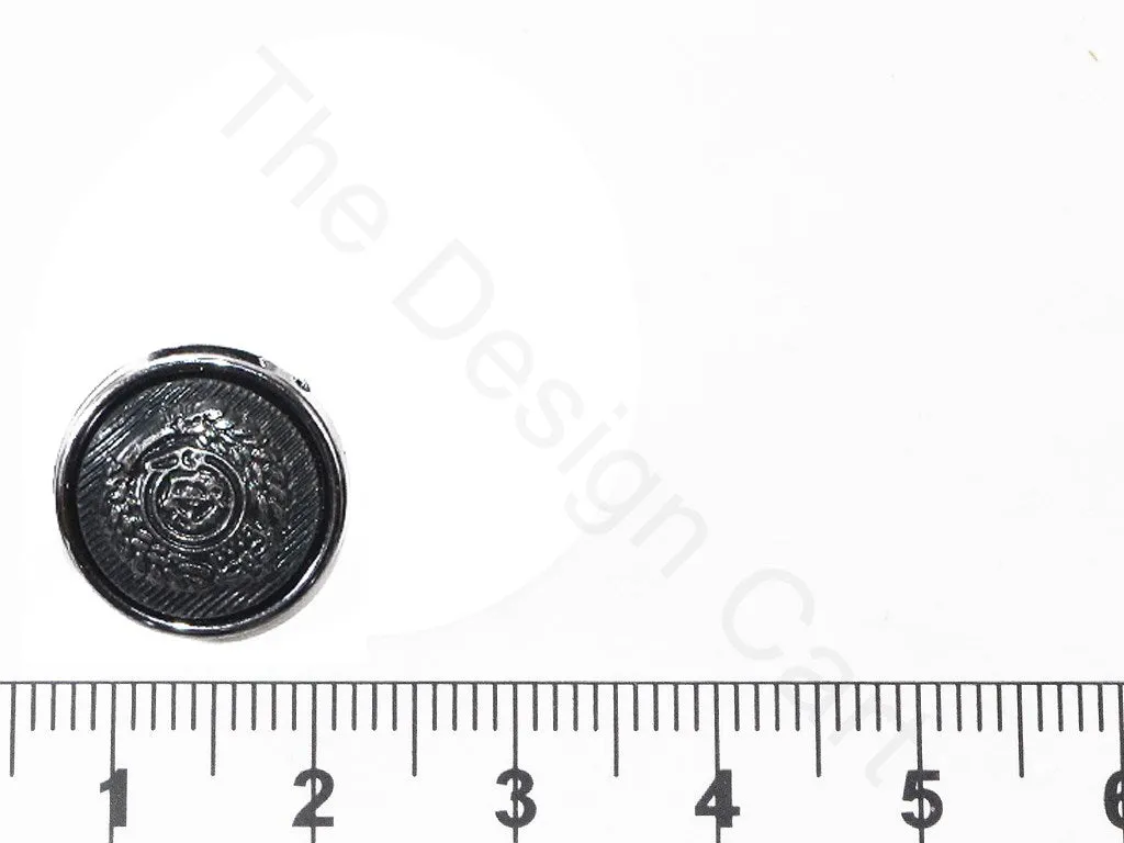 Black Designer Coat Buttons