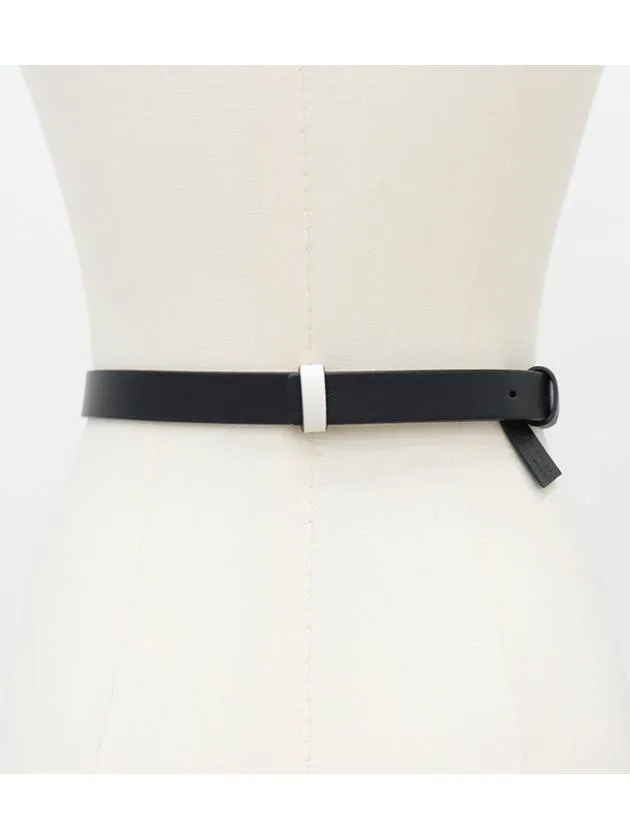 Black White Reversible Belt