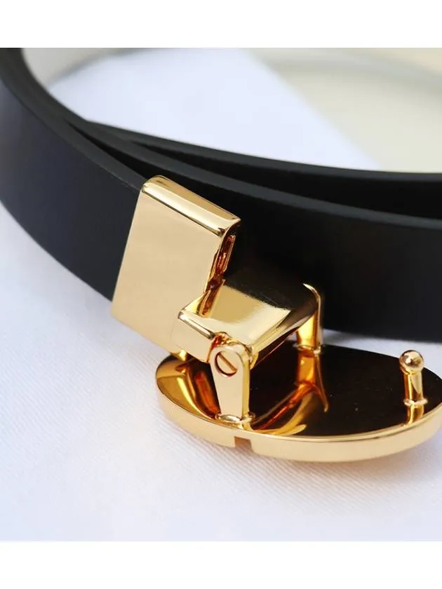 Black White Reversible Belt