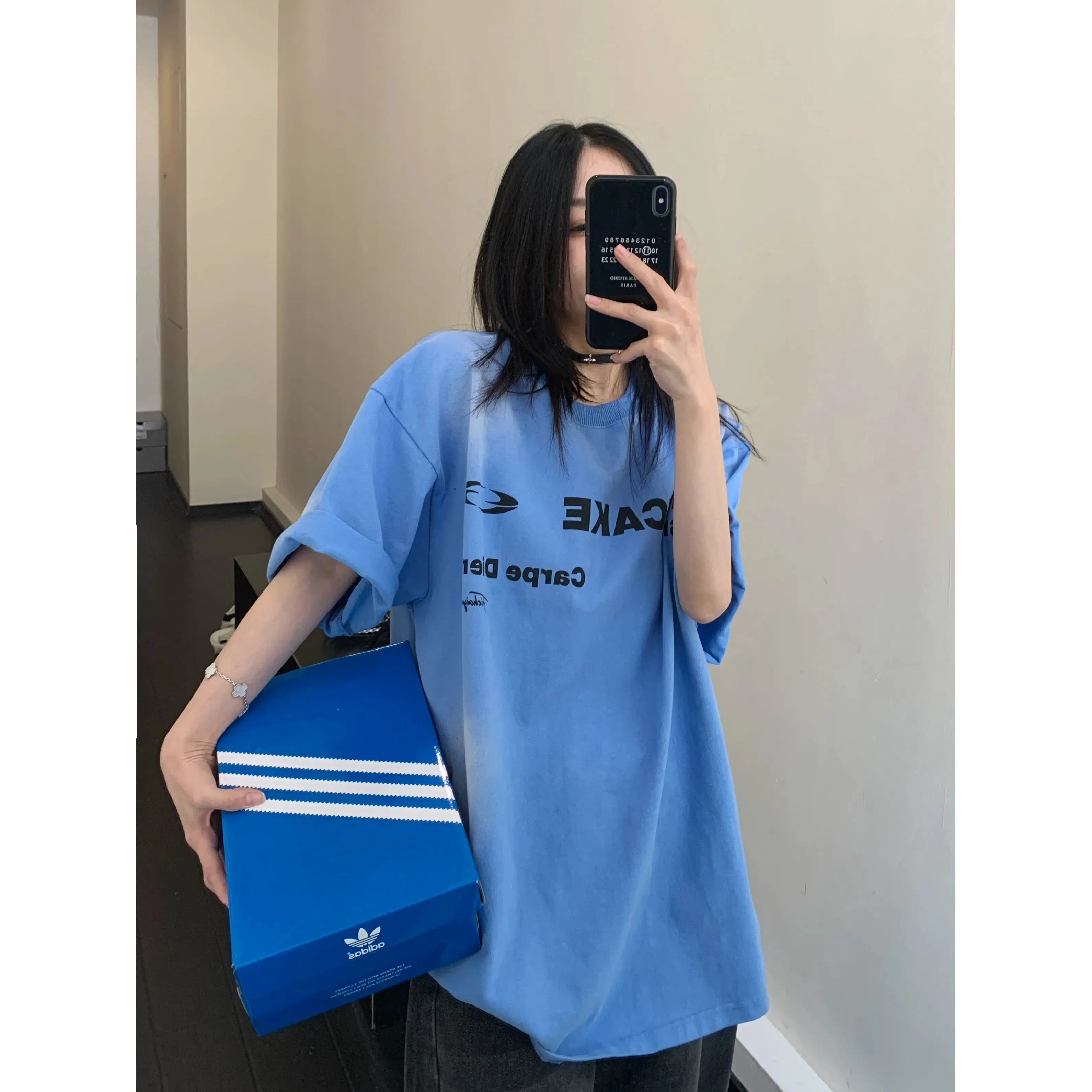 Blue Graphic T-shirt