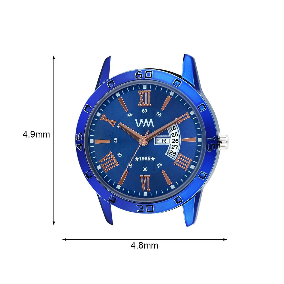 Blue Synthetic Leather Analog Watch for Men