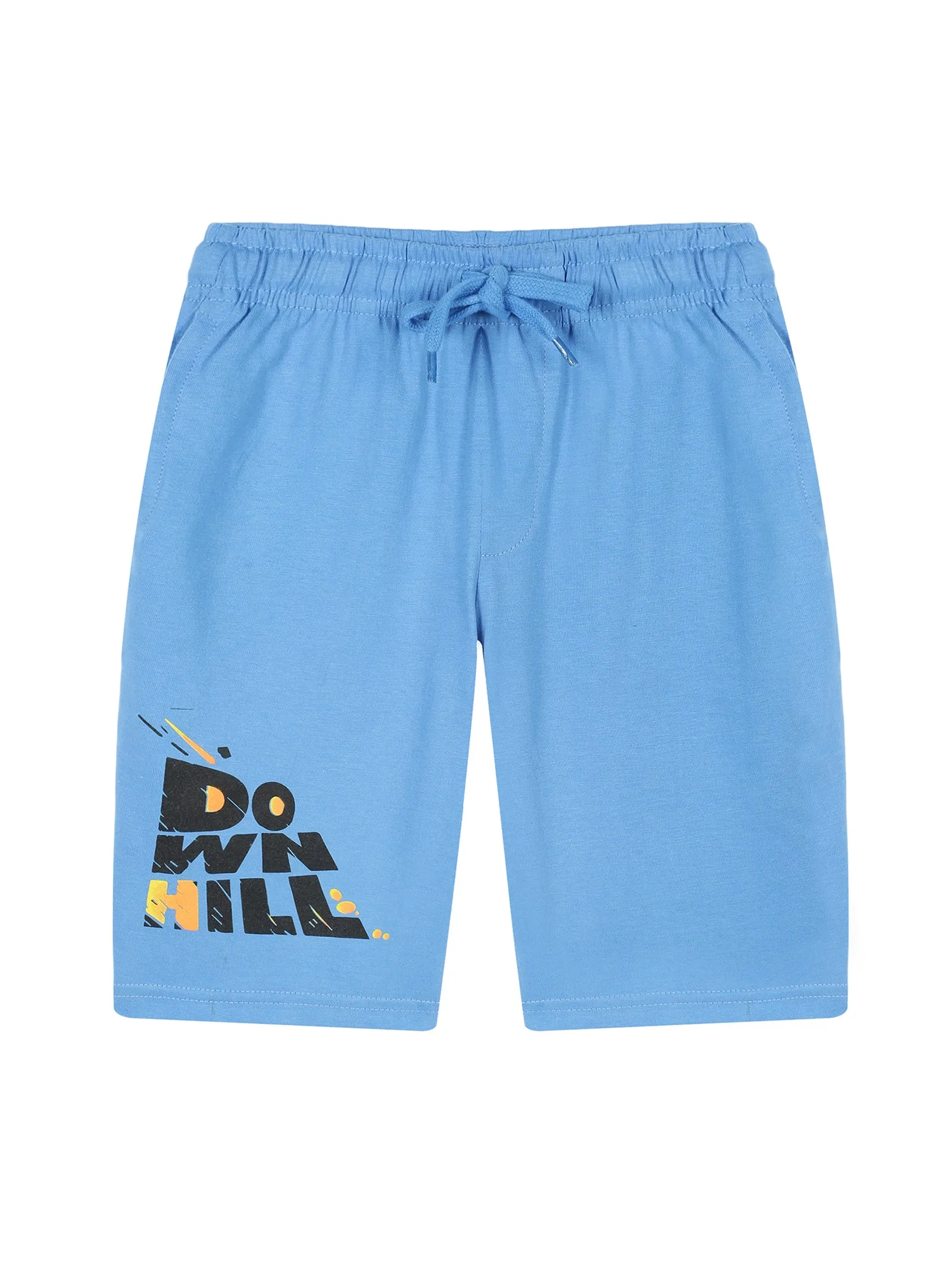 Boys Printed Knit Shorts Pack of 2