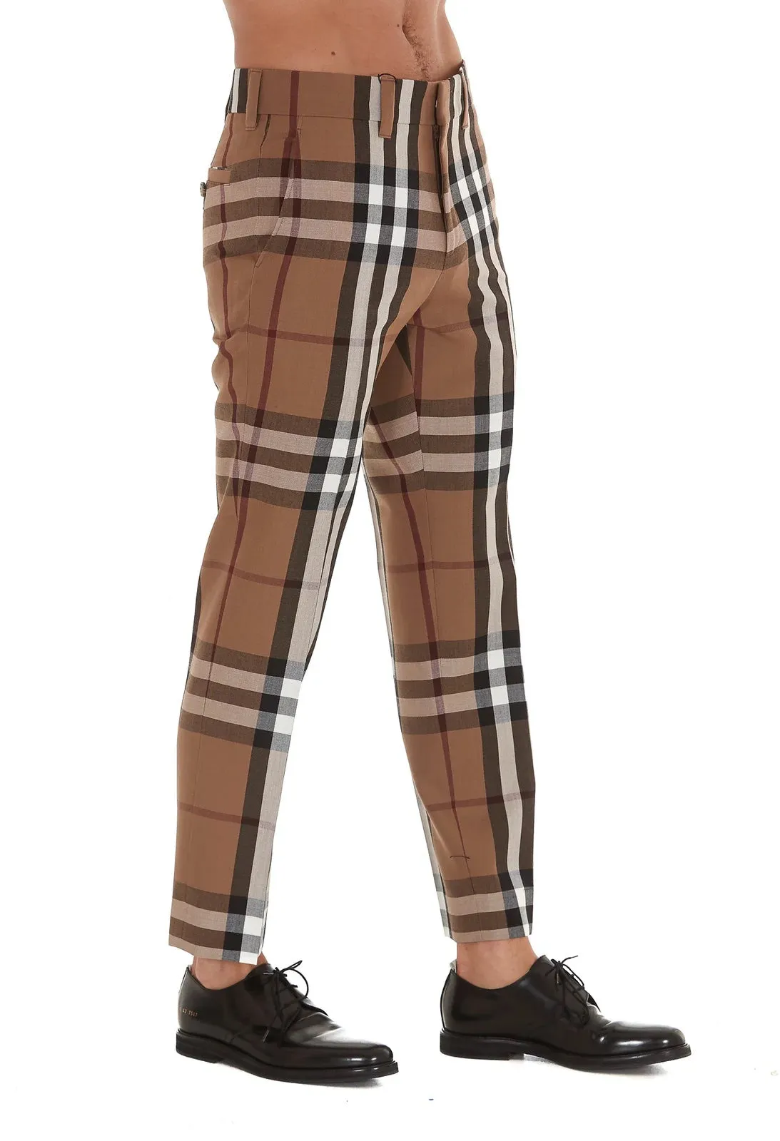 BURBERRY HOUSE CHECK TAILORED TROUSERS