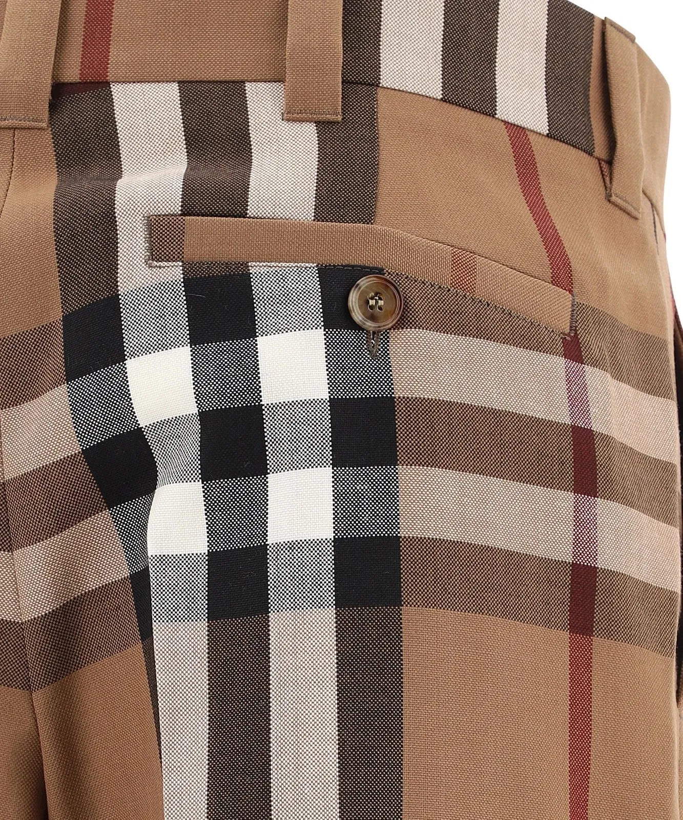 BURBERRY HOUSE CHECK TAILORED TROUSERS