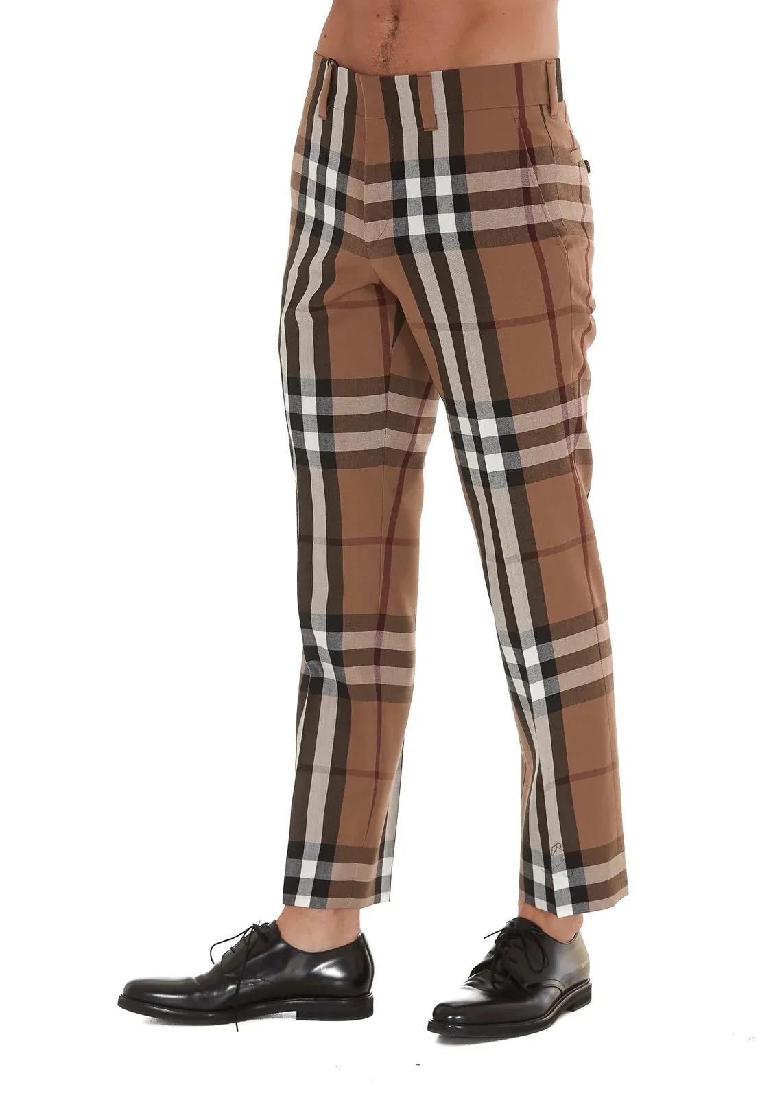 BURBERRY HOUSE CHECK TAILORED TROUSERS