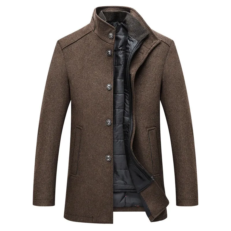 Business Gentleman Men's Coats Long