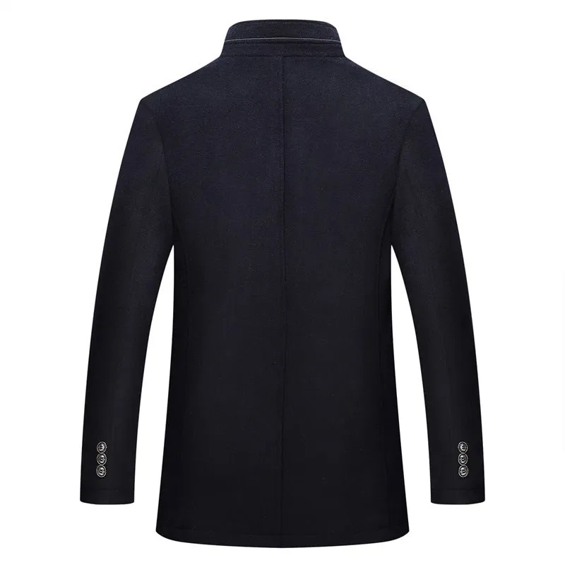 Business Gentleman Men's Coats Long