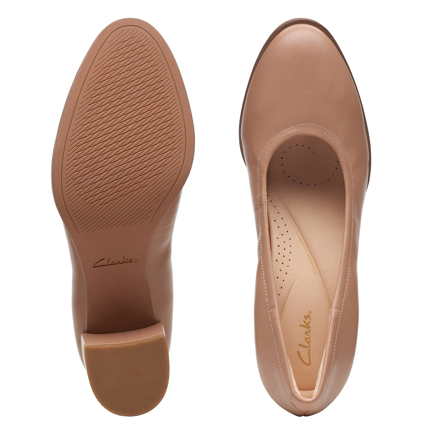 Clarks Freva55 Court Shoes (Wide Fit)