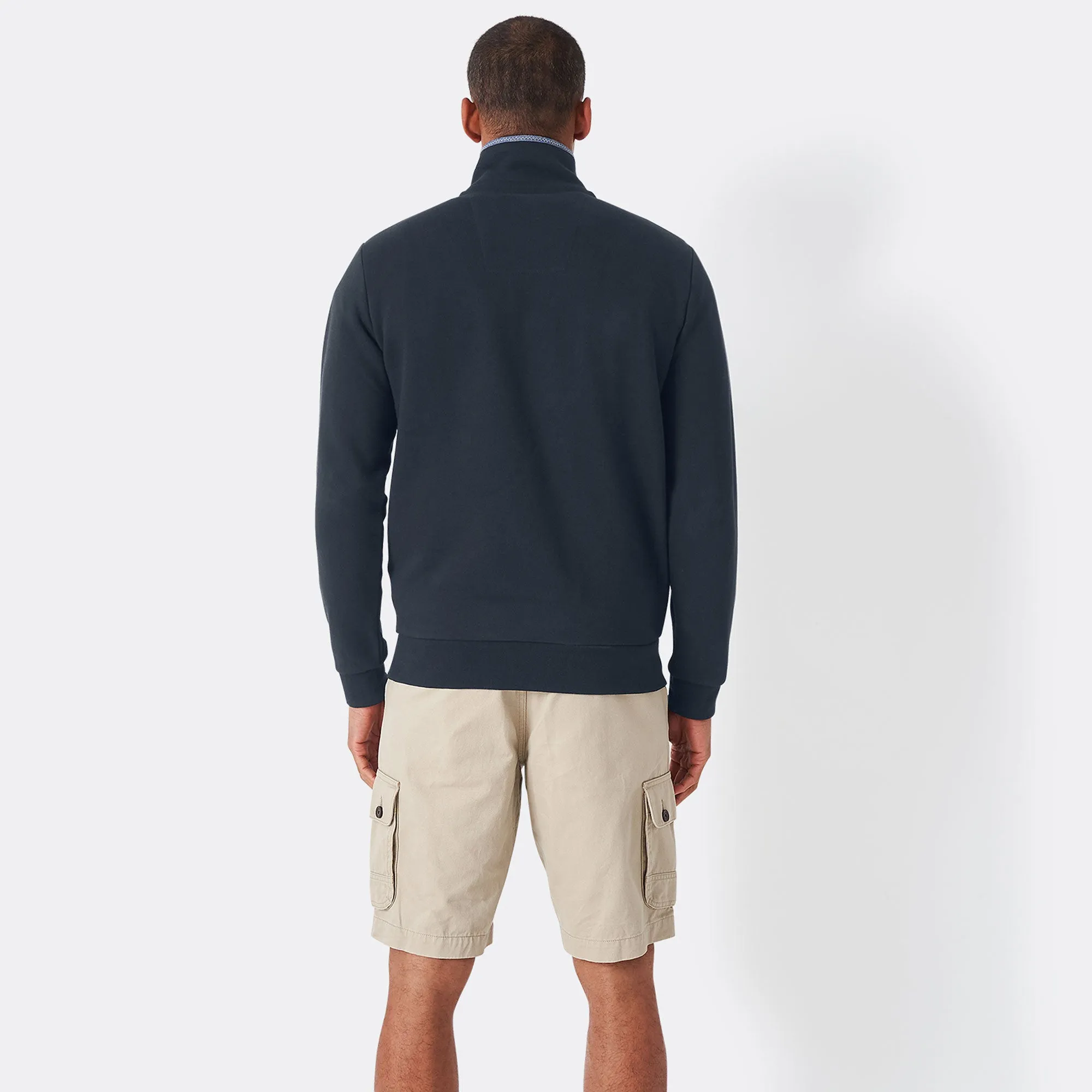 Crew Mens Classic 1/2 Zip Sweat Shirt