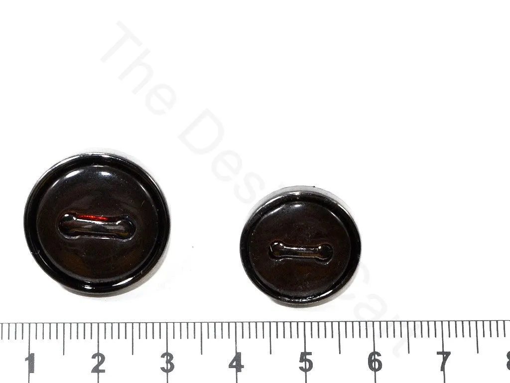 Dark Brown Plain Suit Buttons