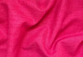 Fuchsia Glow Raw Silk Tussah Suiting (Made in India)