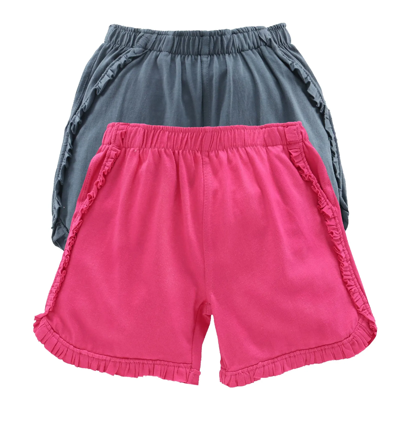 Girls Cotton Hot Short - Pack of 2