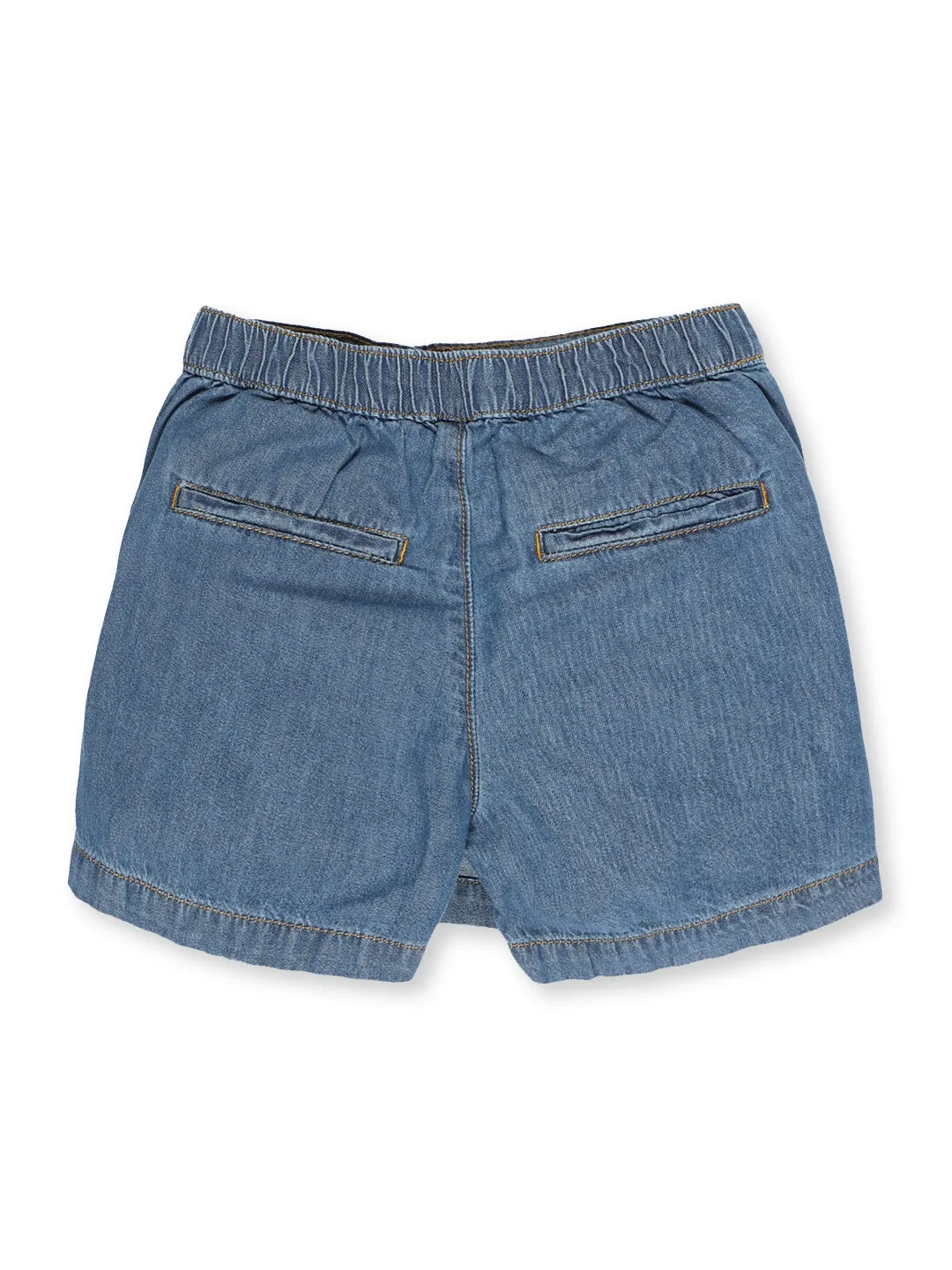 Girl's Denim Over Lap Shorts