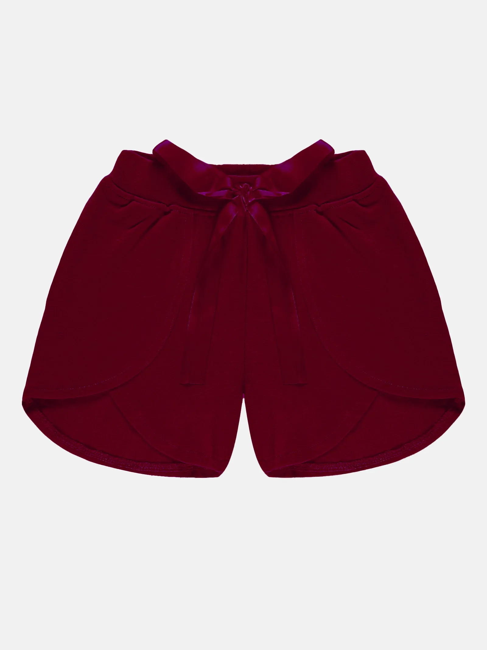 Girls Over Lap Shorts With Bow Pack Of 2