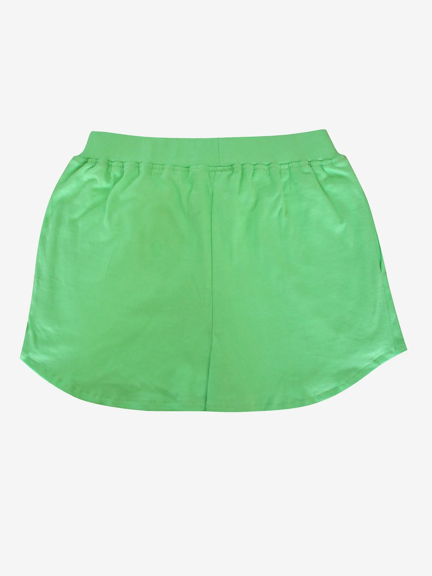 Girls Over Lap Shorts With Bow