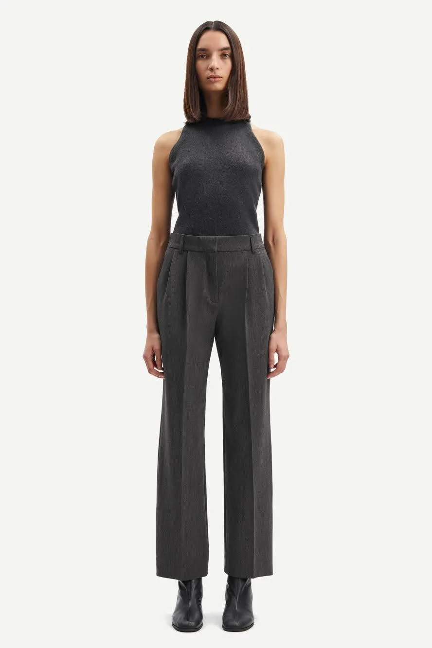 Haveny Dark Grey Tailored Trousers