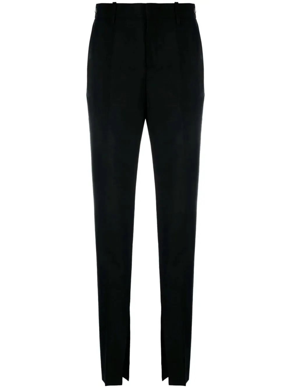 Horsebit wool tailored trousers