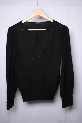 Marks and Spencer Black Winter Blouse