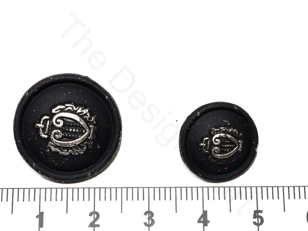 Matte Black Royal Metal Suit Buttons