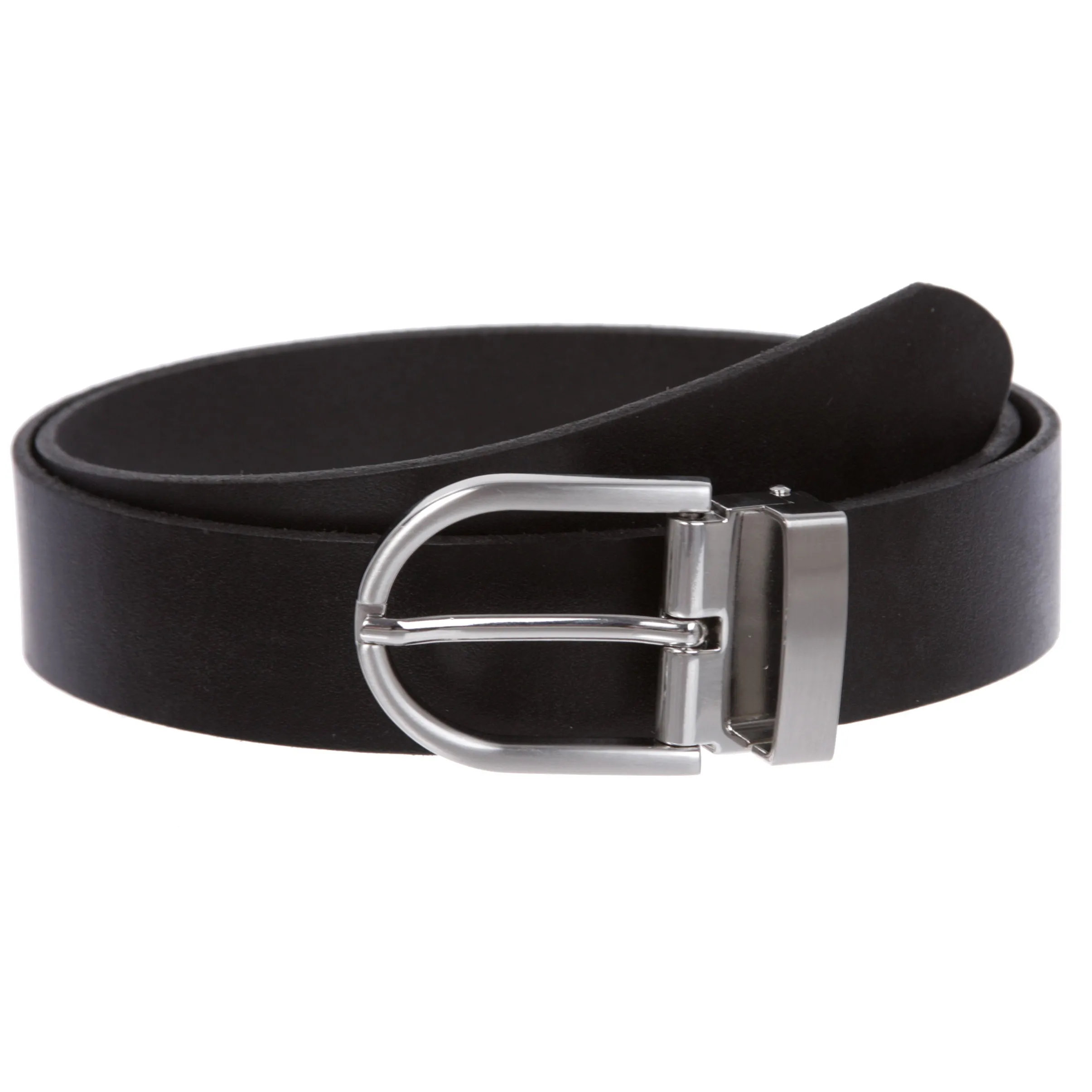 Men's or Women's 1 1/4 Inch (33 mm) Clamp On Nickel Free Cut-to-Fit Leather Belt