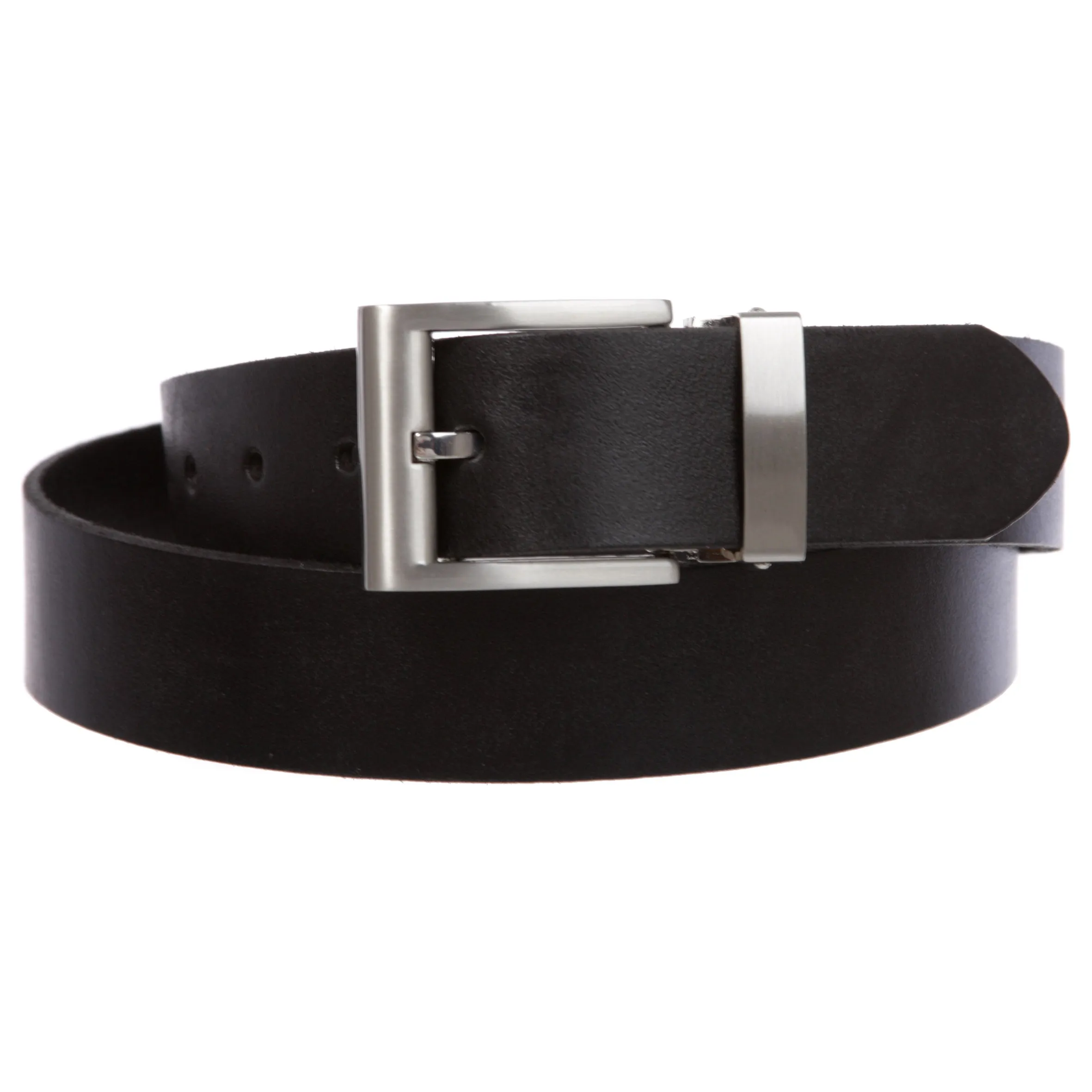 Men's or Women's 1 1/4 Inch (33 mm) Clamp On Nickel Free Cut-to-Fit Leather Belt