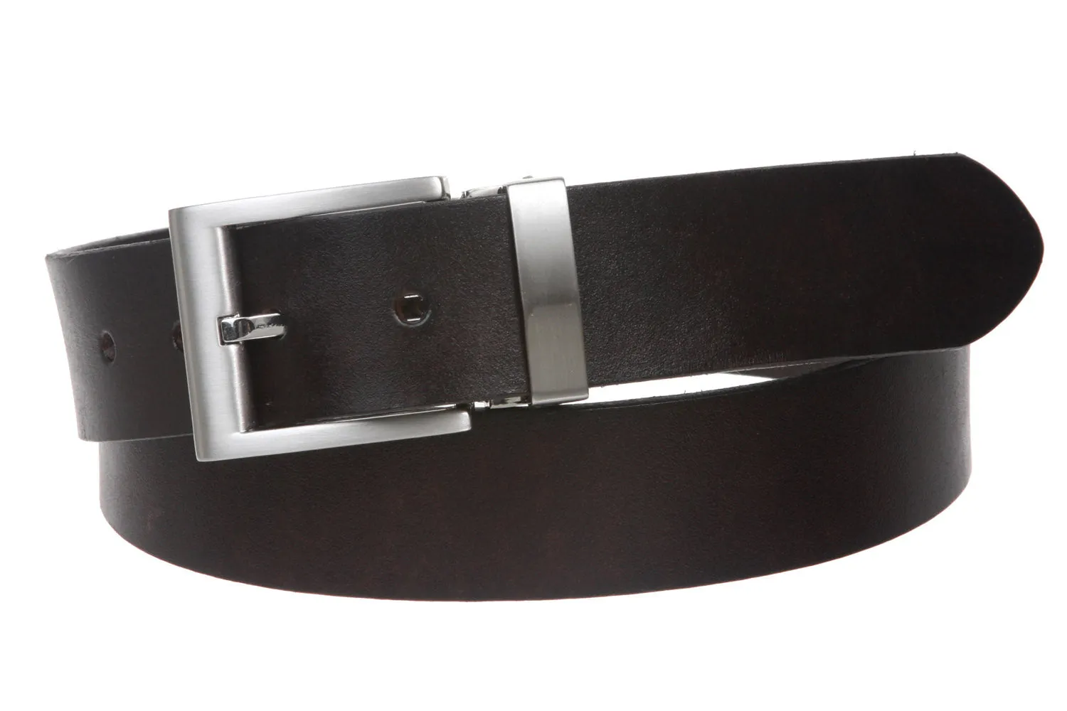 Men's or Women's 1 1/4 Inch (33 mm) Clamp On Nickel Free Cut-to-Fit Leather Belt