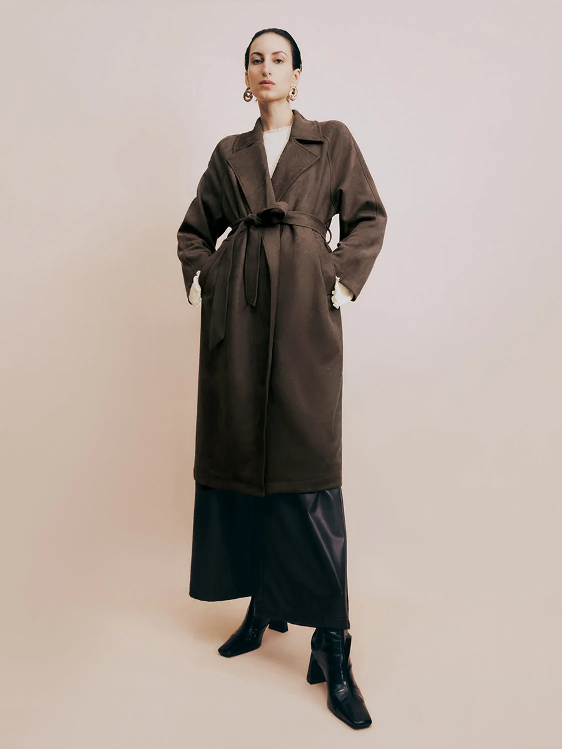 Open Front Long Coats