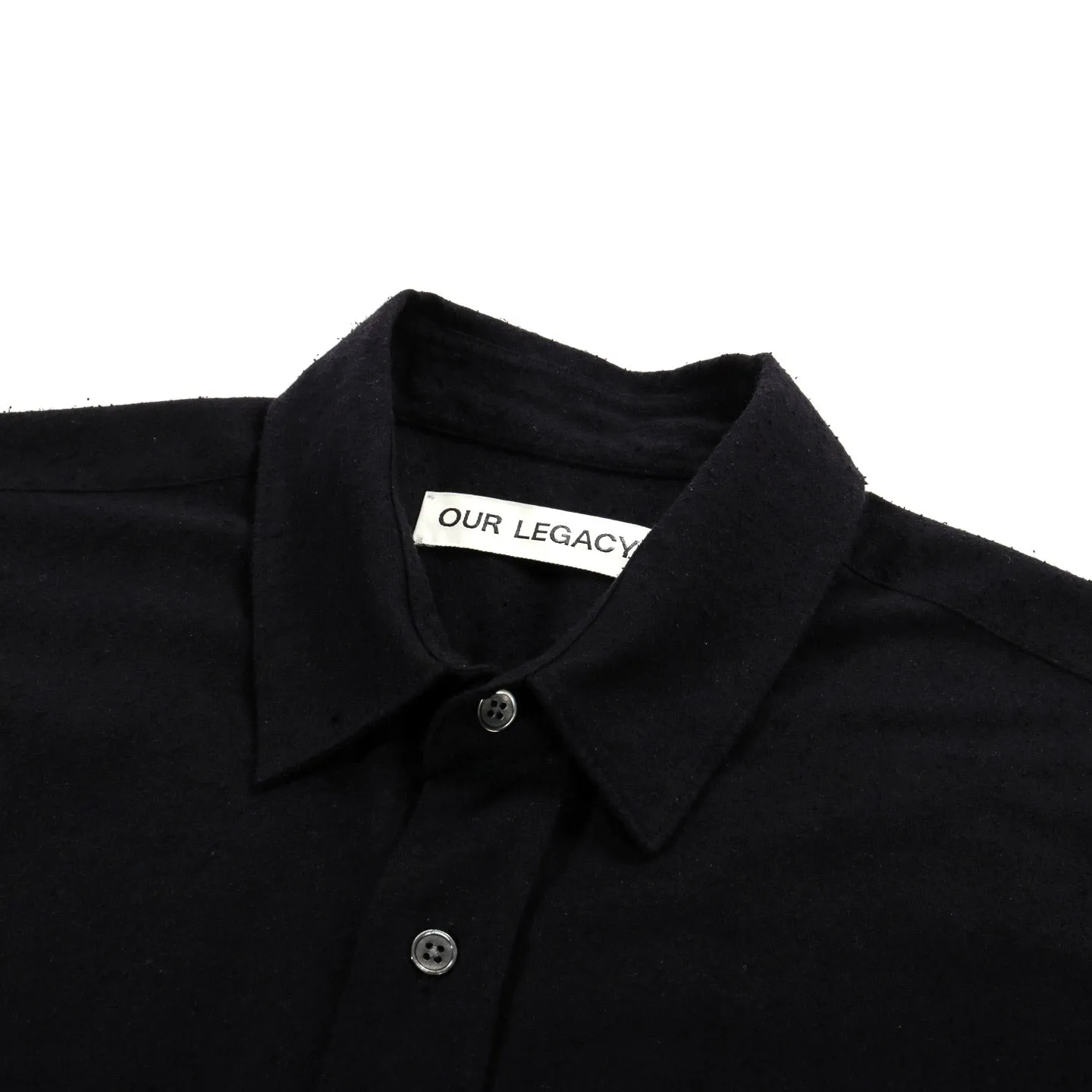 OUR LEGACY CLASSIC SHIRT BLACK SILK