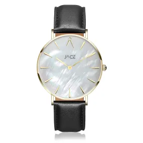 "AUCKLAND" MEN`S LEATHER BAND WATCH