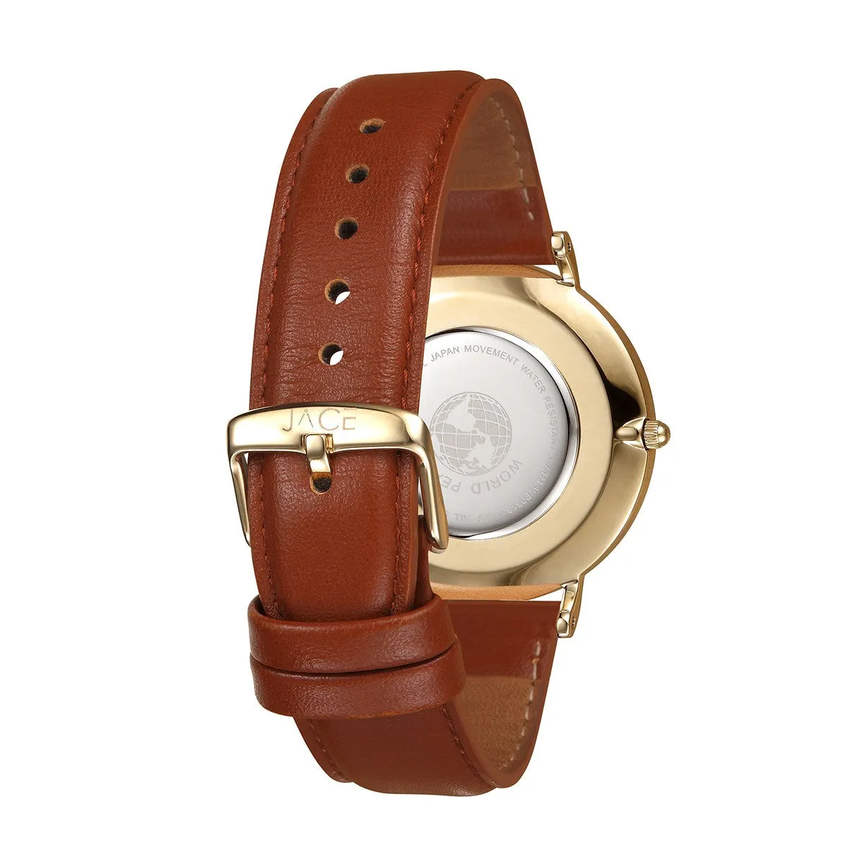 "HAVANA" MEN`S LEATHER BAND WATCH