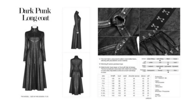 Release the Allure Long Coat - Black -