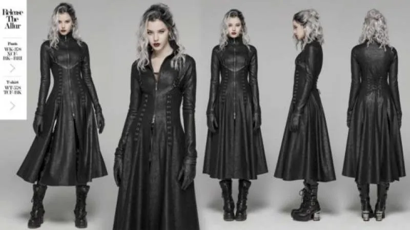 Release the Allure Long Coat - Black -