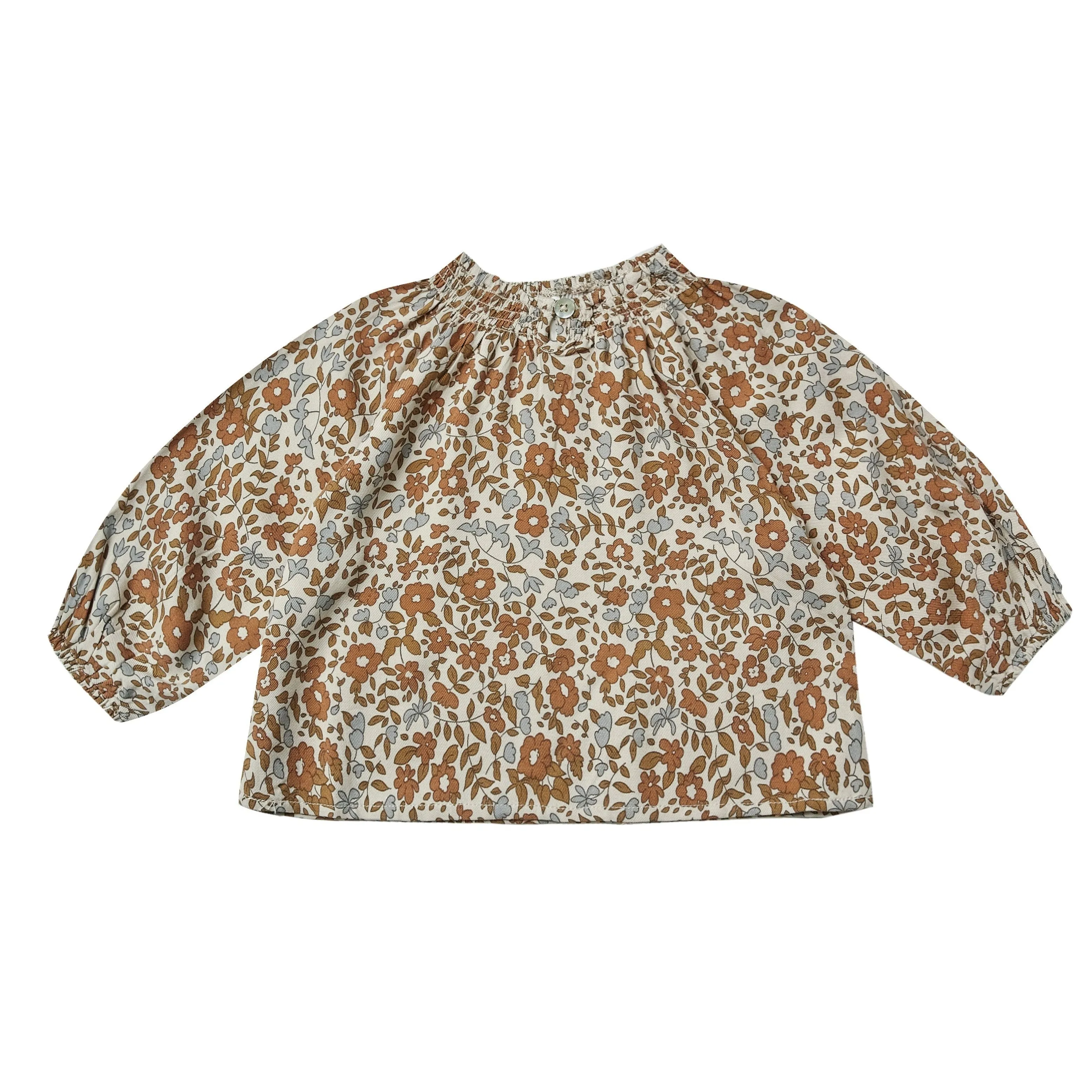 Rylee   Cru Quincy Blouse - Beige Bloom