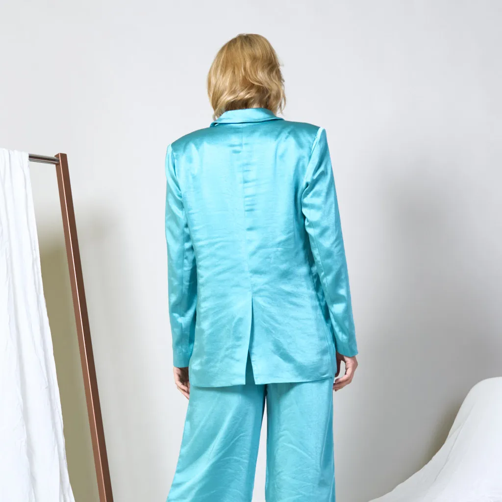 Satin blazer wholesale