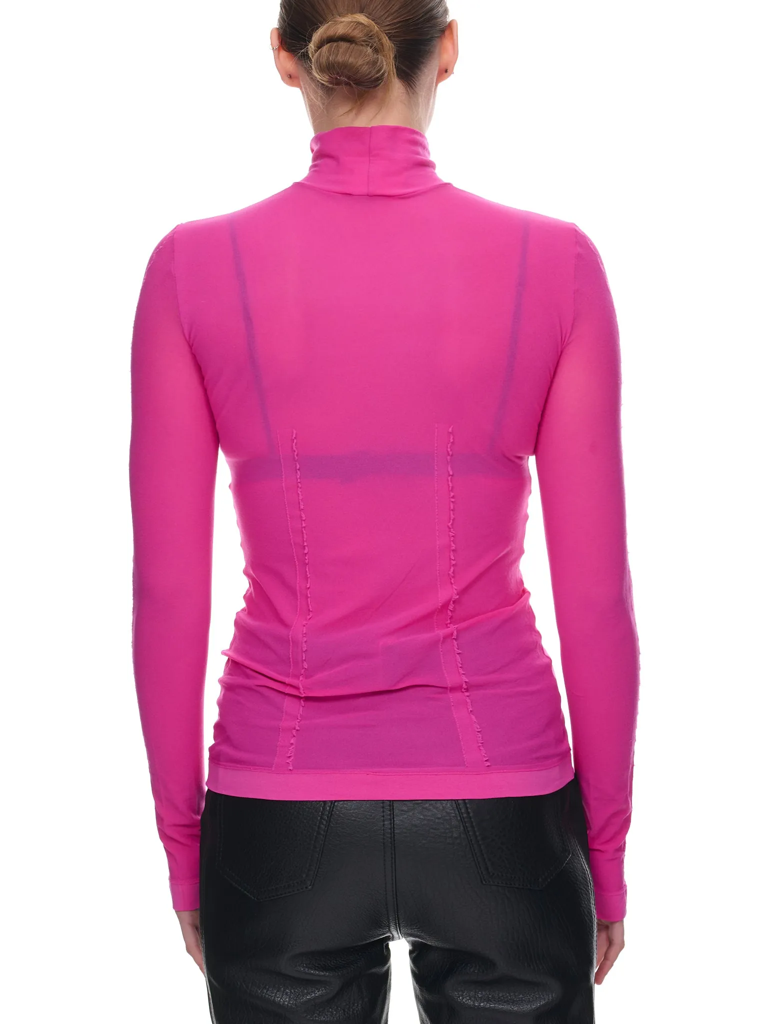 Seamless Top (FN-WN-TSHI000518-FUCHSIA-PINK)