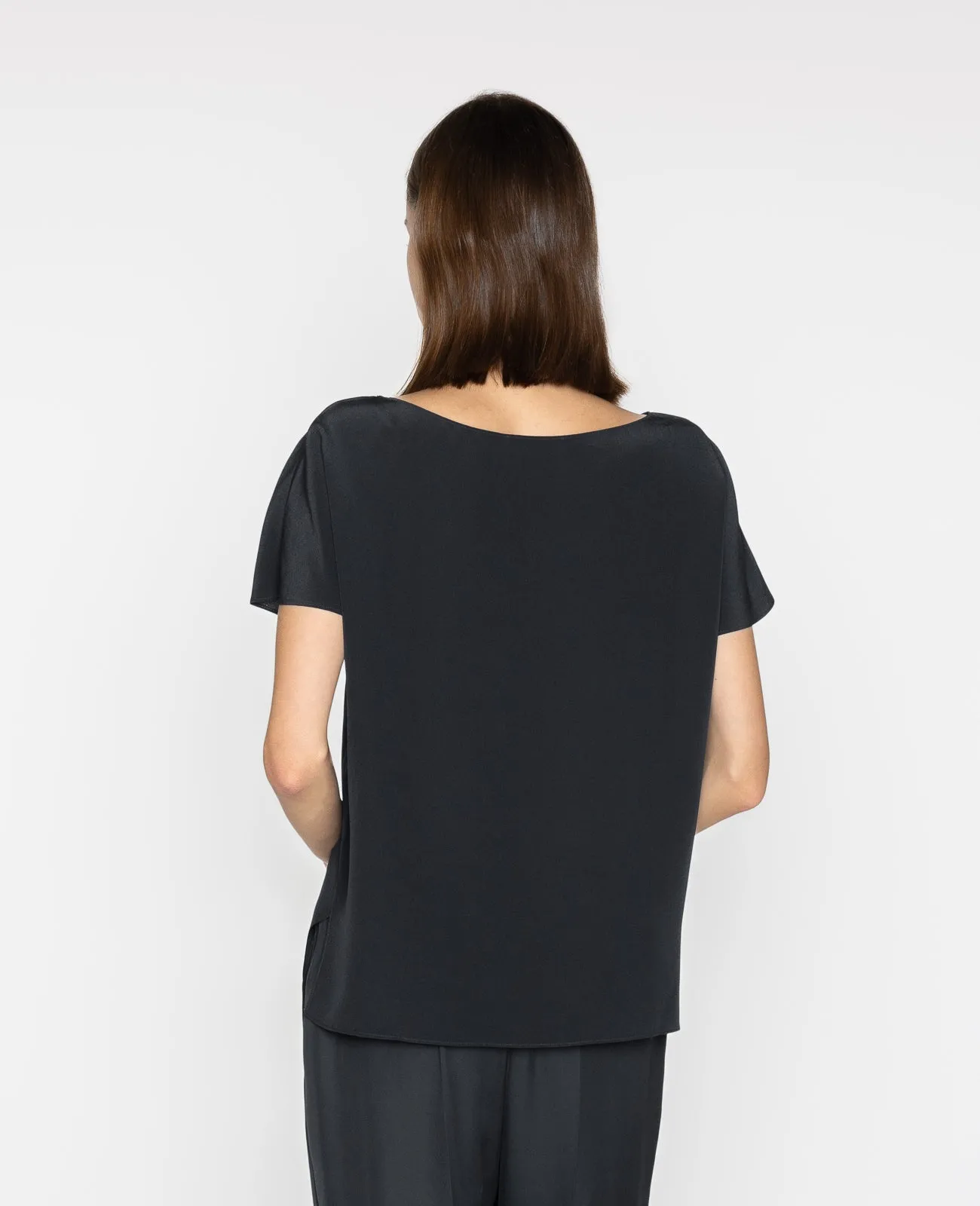 Silk Asymmetic Tee