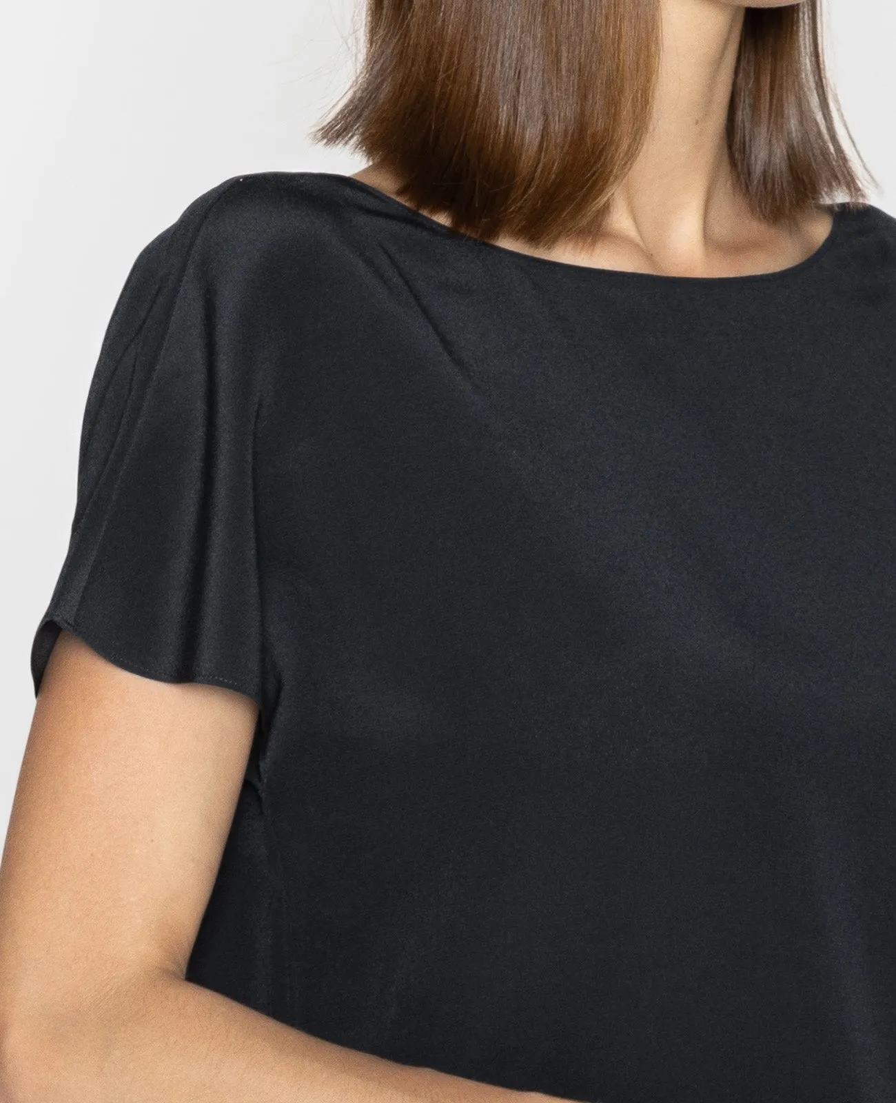 Silk Asymmetic Tee