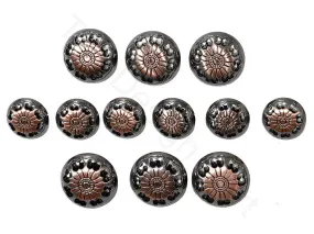 Silver Rose Gold Designer Suit Buttons