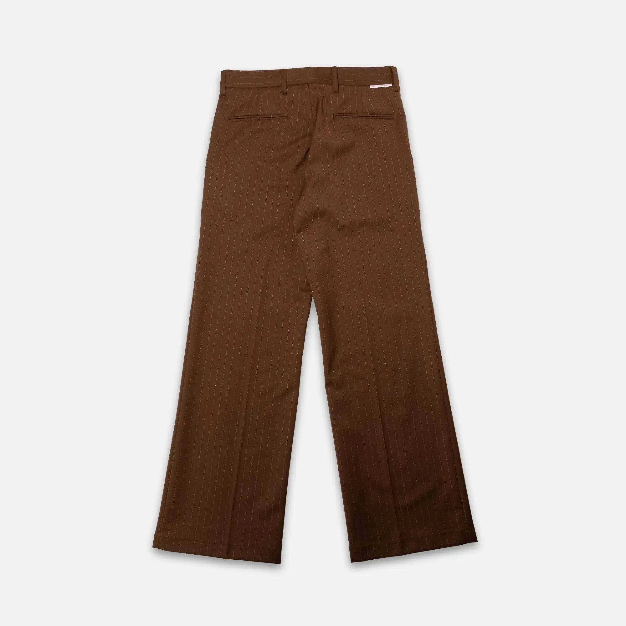 Tailored Bootcut Pinstripe Trousers