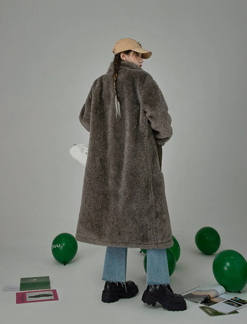 What Did You Expect Fleece Long Coat