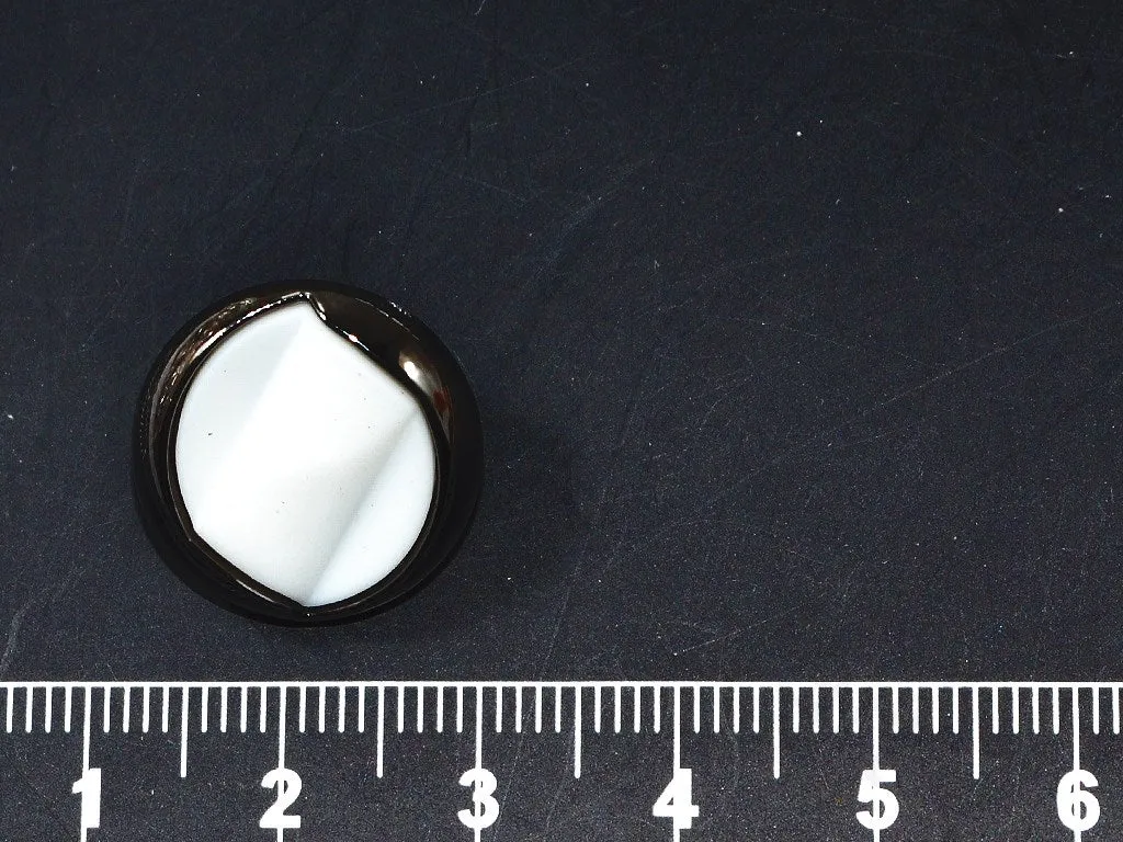 White Plain Coat Buttons