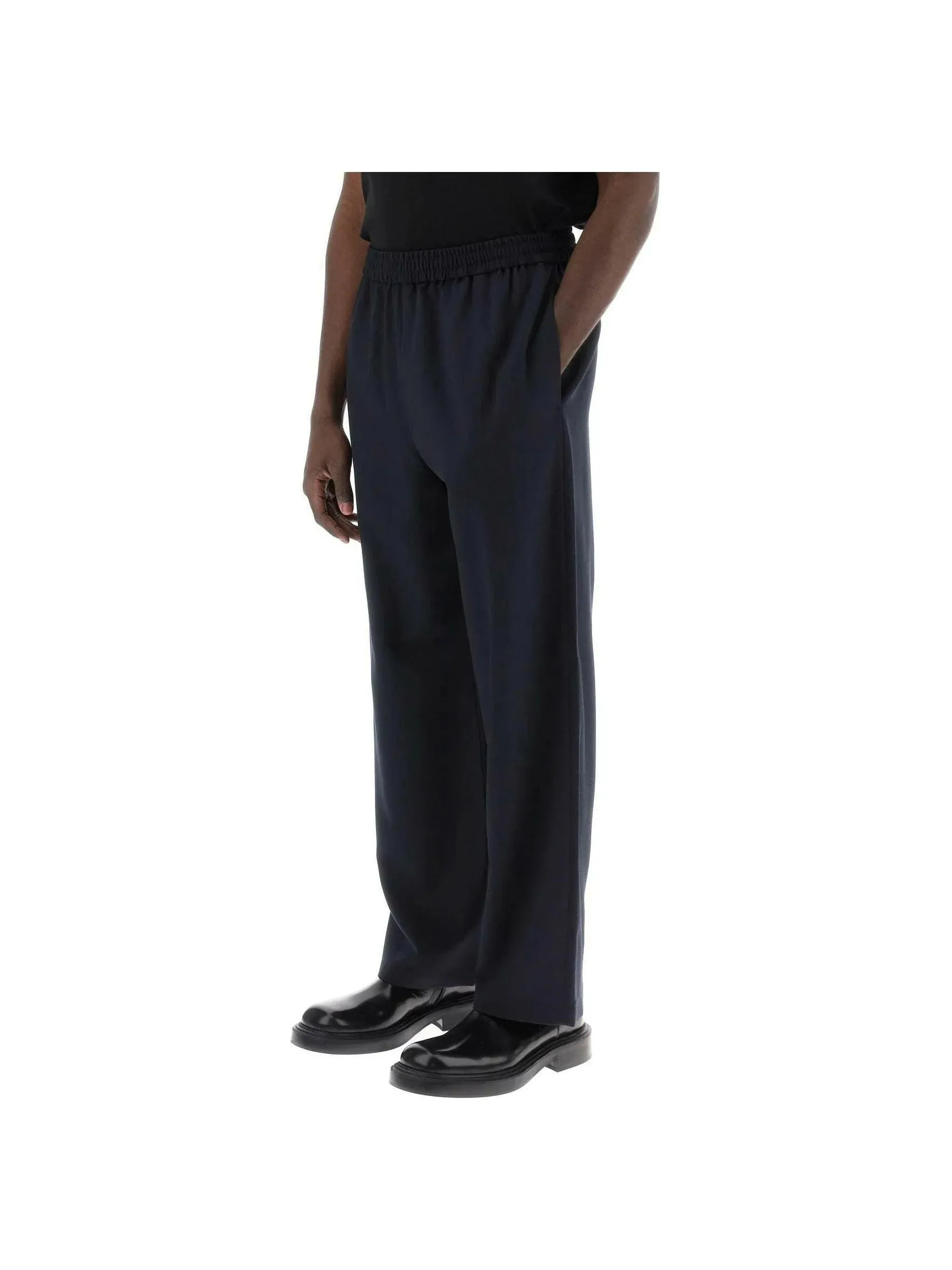 Wide-Leg Tailored Trousers