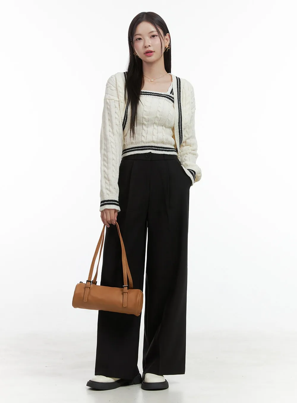 Wide Tailored Trousers OO416