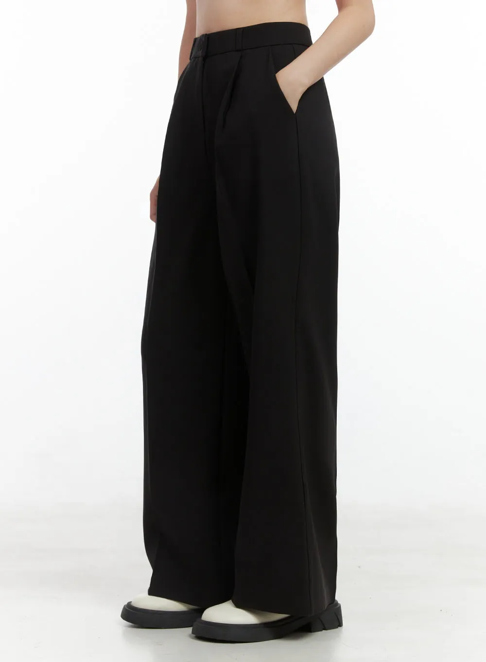 Wide Tailored Trousers OO416